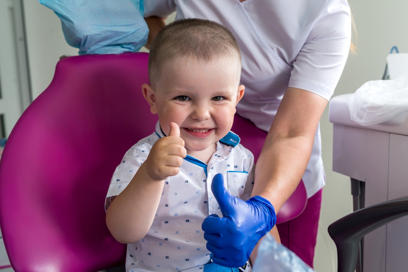 Routine dental exams and cleanings for kids